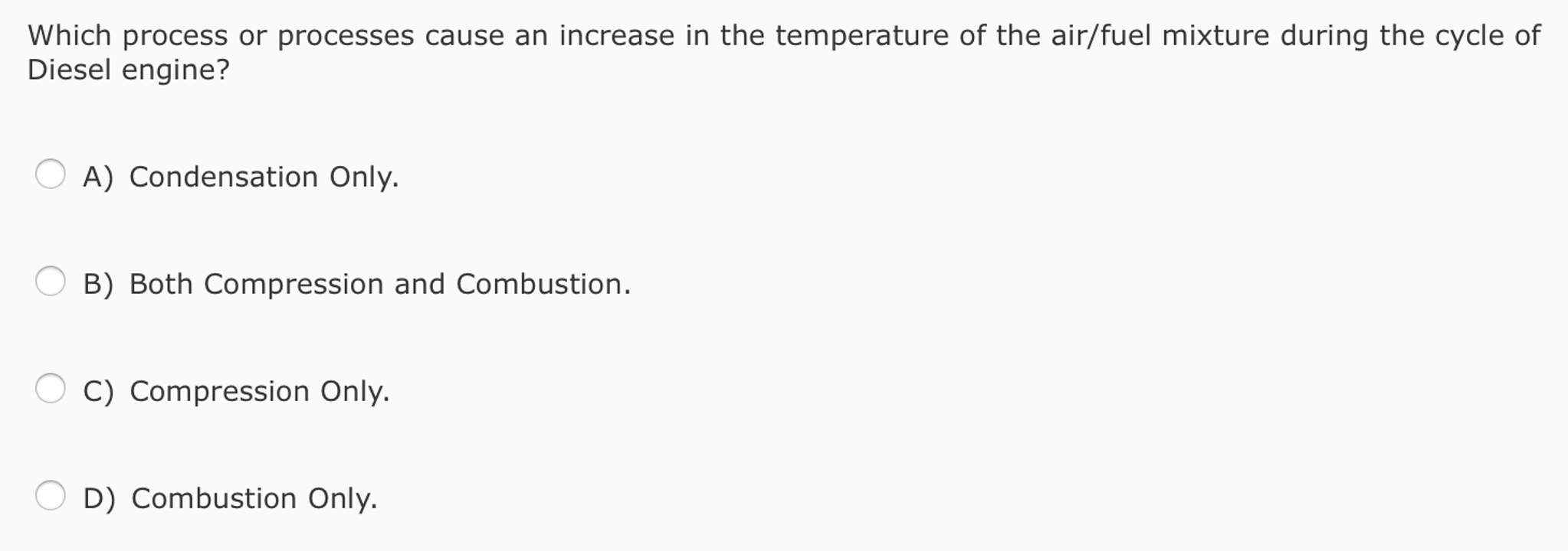 Solved Which process or processes cause an increase in the | Chegg.com