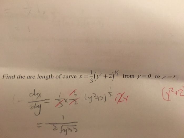 solved-find-the-are-length-of-curve-x-1-3-y-2-2-3-2-chegg