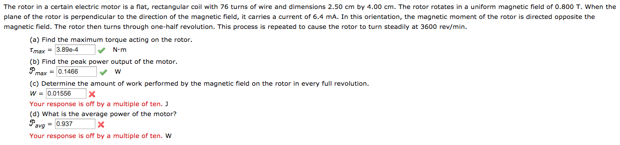 Solved The rotor in a certain electric motor is a flat, | Chegg.com