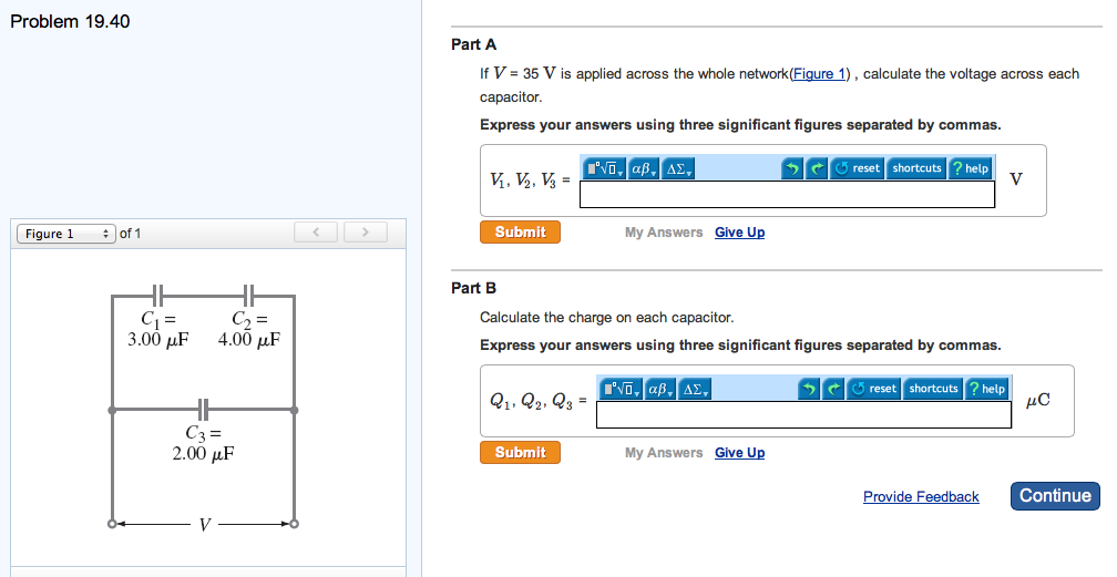 Solved If V 35 V Is Applied Across The Whole Network Chegg