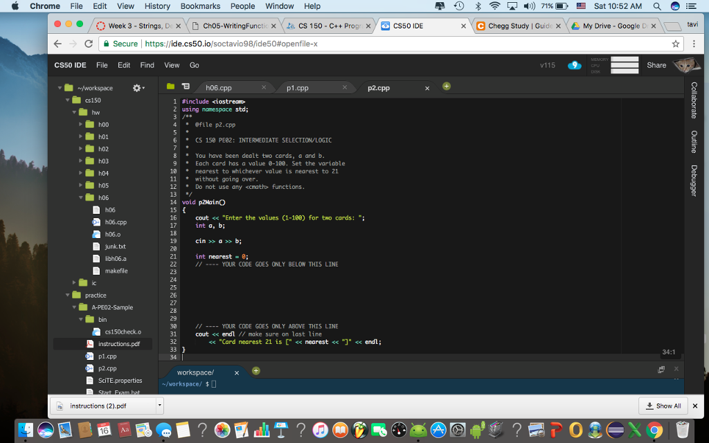 Solved soo I have a practice test on tuesday and i need help | Chegg.com