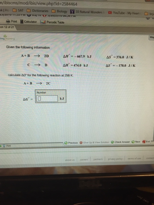 Solved Given The Following Information A+b=2d Delta | Chegg.com