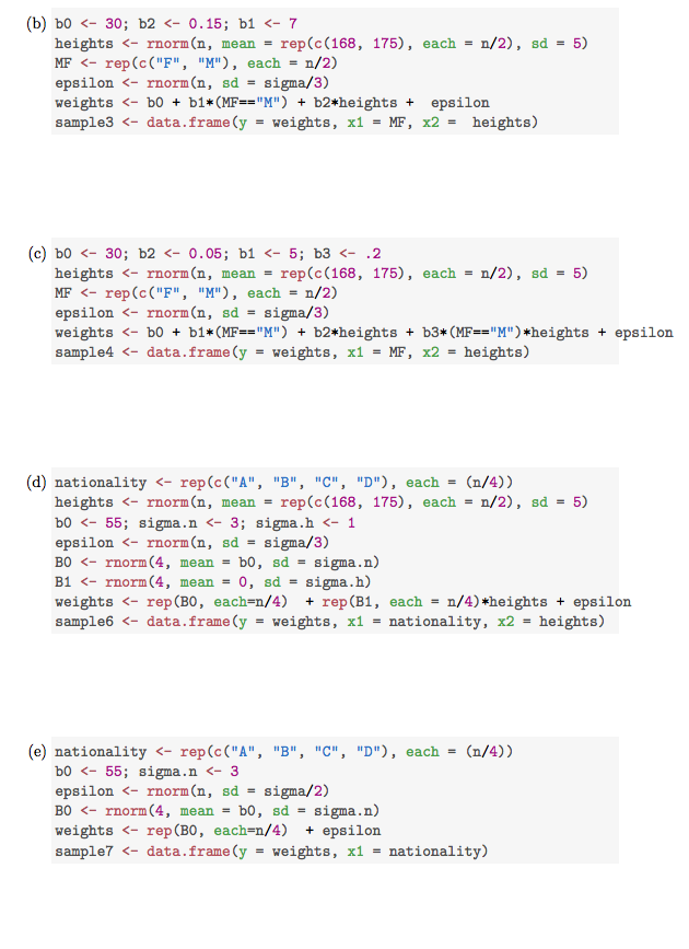 2. The computer code that follows simulates the | Chegg.com