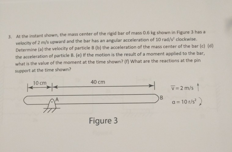 Solved At the instant shown, the mass center of the rigid | Chegg.com