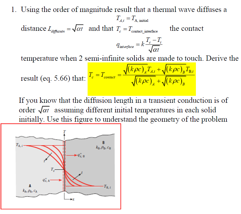 Using the order of magnitude result that a thermal | Chegg.com