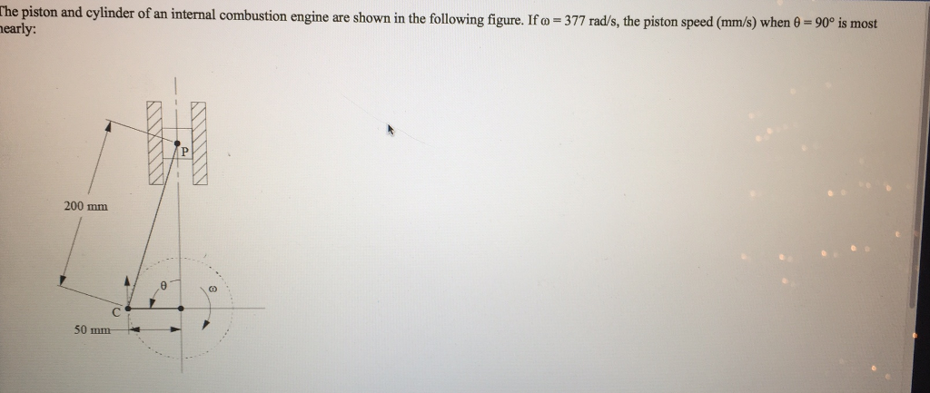 Solved The piston and cylinder of an internal combustion Chegg