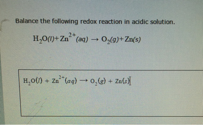 solved-balance-the-following-redox-reaction-in-acidic-chegg