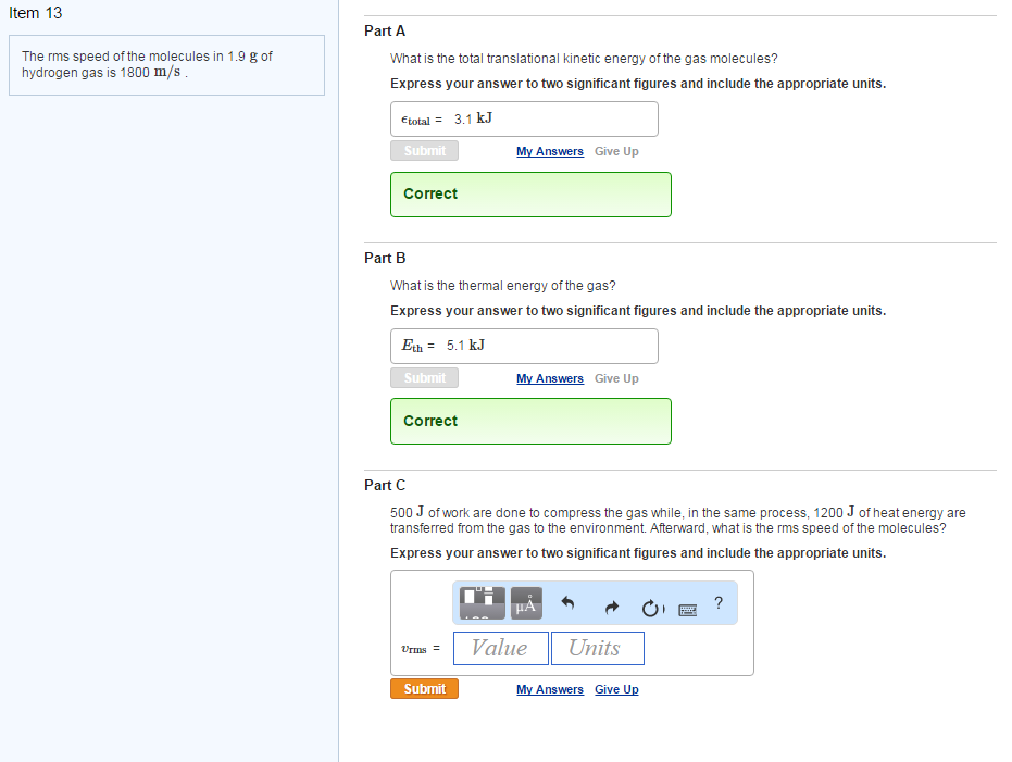 At What Temperature Is The Rms Speed Of Hydrogen Molecules