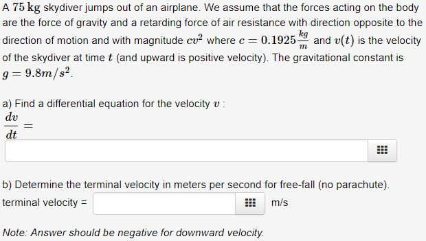 solved-a-75-kg-skydiver-jumps-out-of-an-airplane-we-assume-chegg