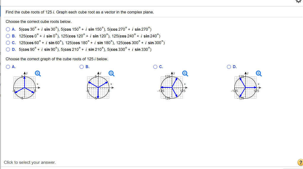 solved-find-the-cube-roots-of-125-i-graph-each-cube-root-as-chegg