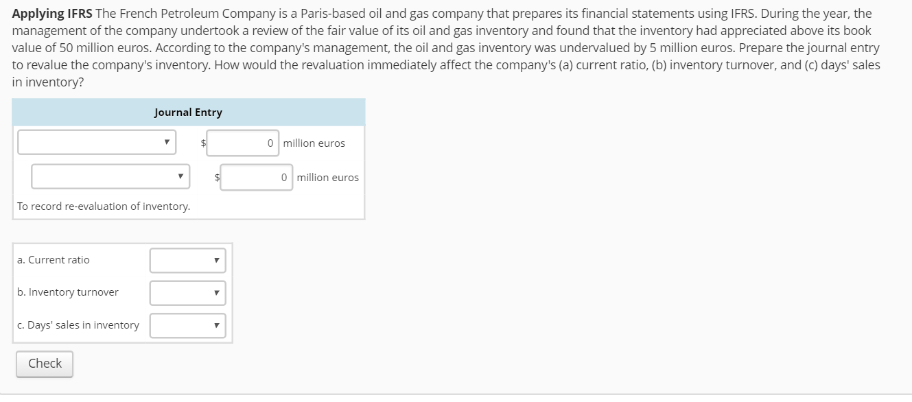 Solved Options for Journal Entry Inventory or Asset
