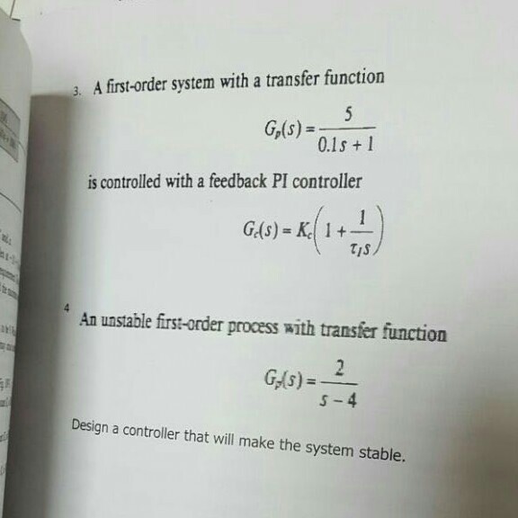 3 A first-order system with a transfer function Gr(s) | Chegg.com