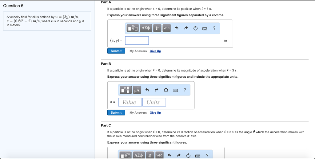 Solved A Velocity Field For Oil Is Defined By U 3y M s Chegg solved-a-velocity-field-for-oil-is-defined-by-u-3y-m-s-chegg