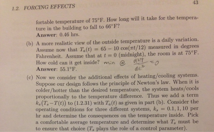 Solved Ull Newton's Law Of Cooling (or Heating) Gives The 