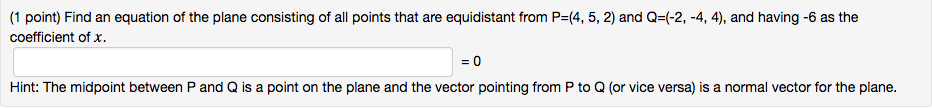 Solved Find An Equation Of The Plane Consisting Of All 7173