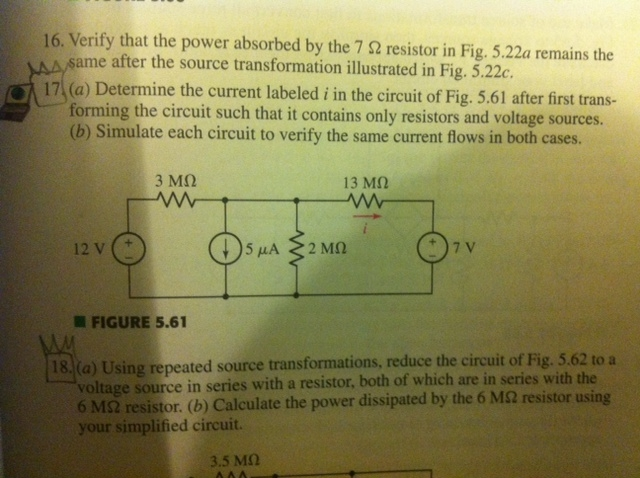 Solved Verify That The Power Absorbed By The 7 Ohm Resistor 9214