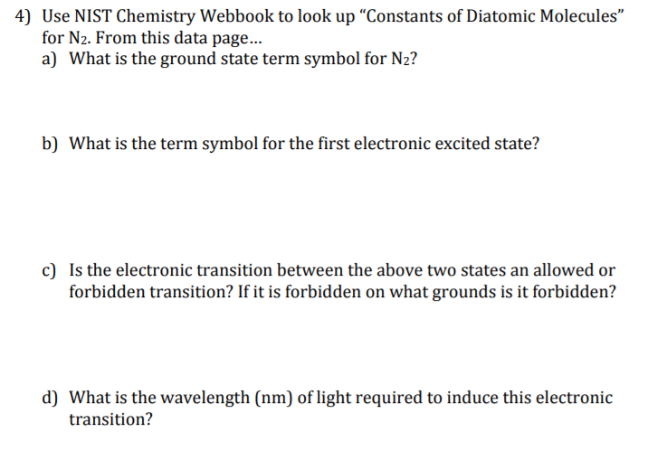 chemistry nist webook
