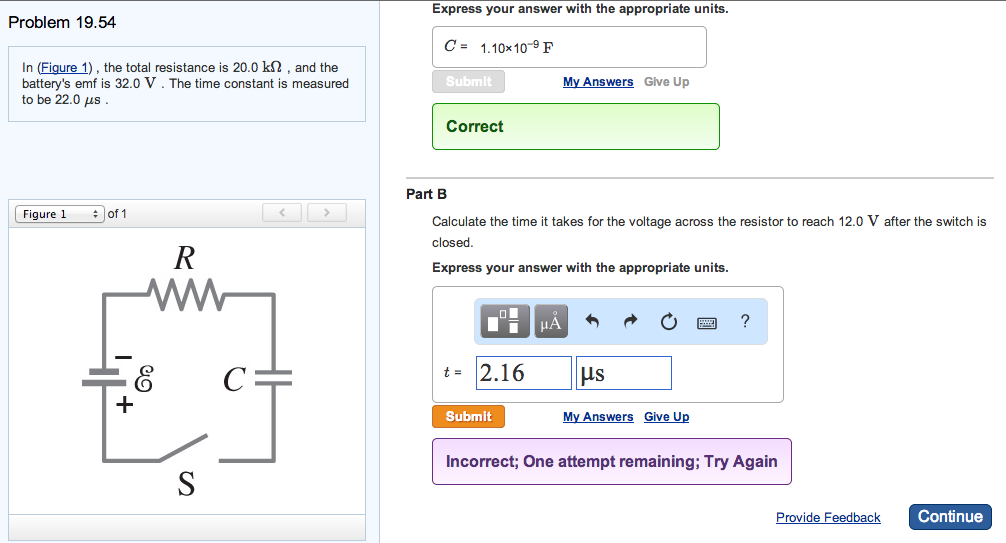 Solved In (Figure 1) , the total resistance is 20.0kΩ , and