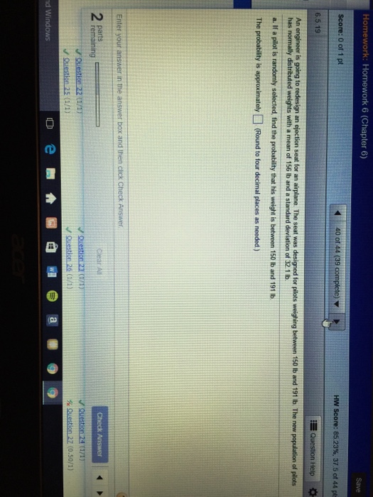 Solved An engineer is going to redesign an ejection seat for