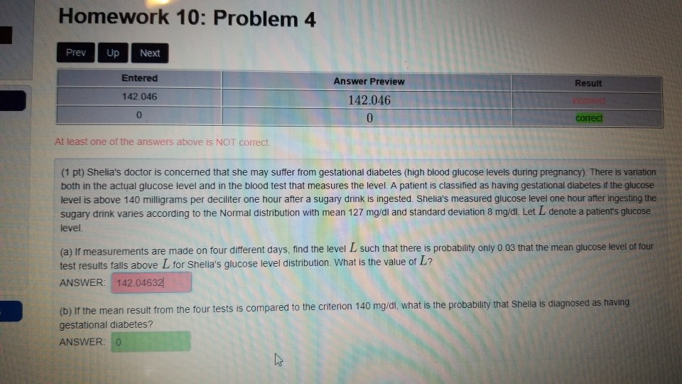 Solved Homework 10 Problem 4 Prev Up Next Entered 142 046 0 Chegg