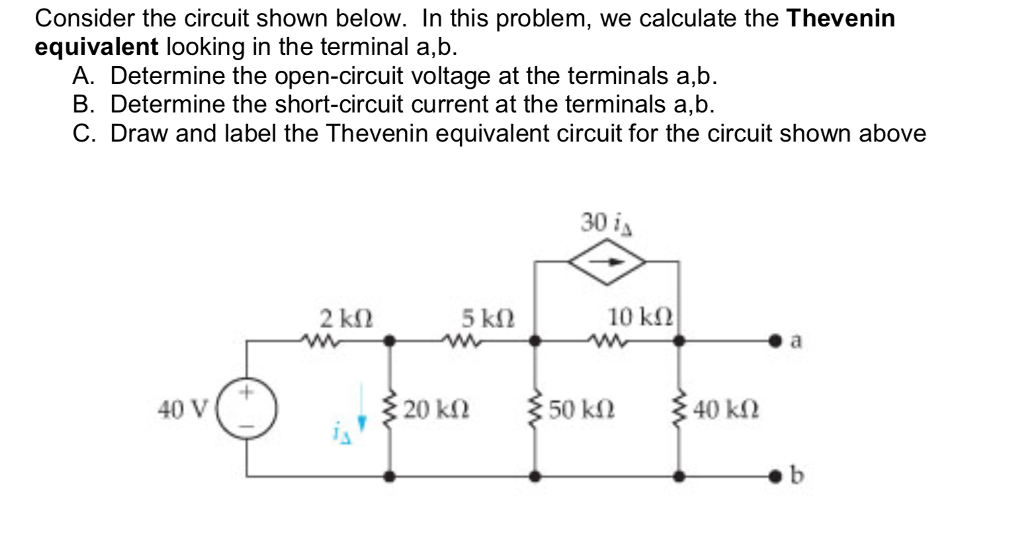 Solved Consider The Circuit Shown Below. In This Problem, We | Chegg.com