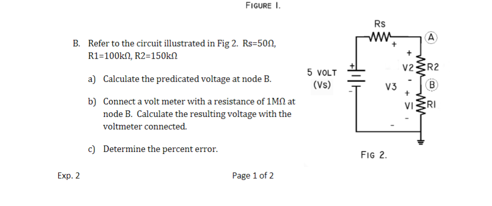 Solved FIGURE Rs B. Refer to the circuit illustrated in Fig | Chegg.com