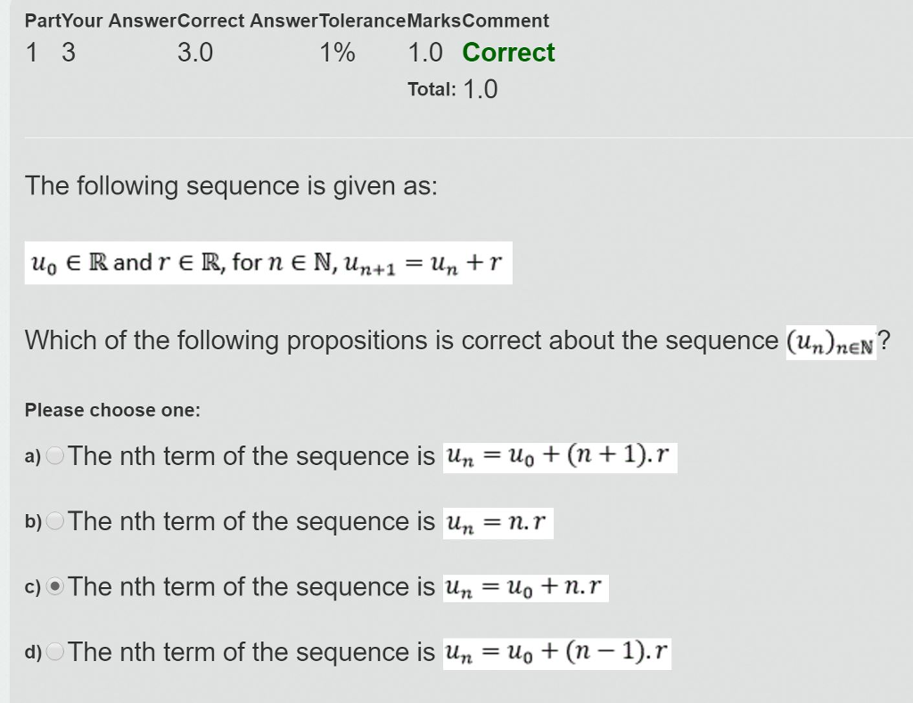 Solved The Following Sequence Is Given As U 0 R And R R Chegg Solved The Following Sequence Is Given As U 0 R And R R Chegg
