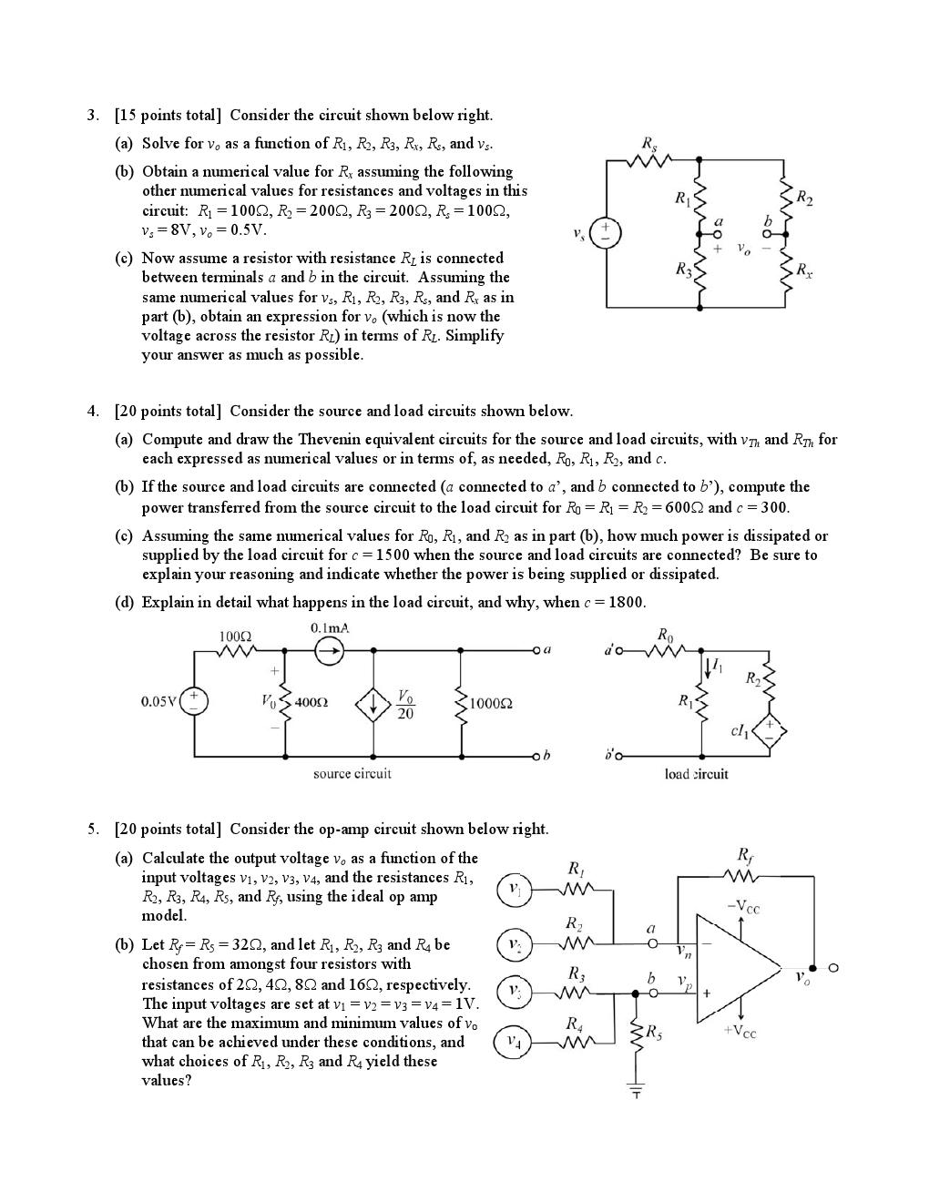 Consider The Op-amp Circuit Shown Below. We Will | Chegg.com