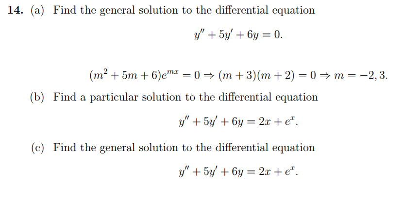 finding a particular solution differential equation systems