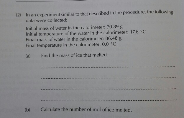 Solved In an experiment similar to that described in the | Chegg.com