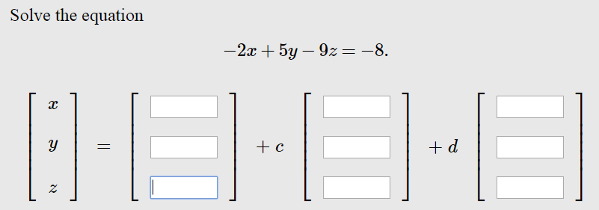 solved-solve-the-equation-2x-5y-9z-8-x-y-z-chegg