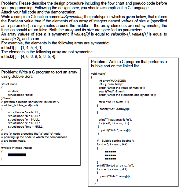 Solved Describe the design procedure including the flow | Chegg.com