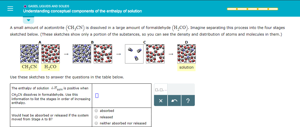 Solved O GASES, LIQUIDS AND SOLIDS -Understanding conceptual | Chegg.com