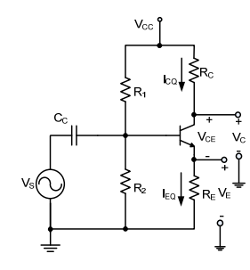 Solved E) Consider the circuit in Fig. 3 with Rc-RE-1.8 k(2. | Chegg.com