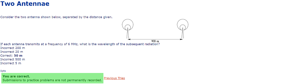 Solved Consider The Two Antenna Shown Below, Separated By | Chegg.com