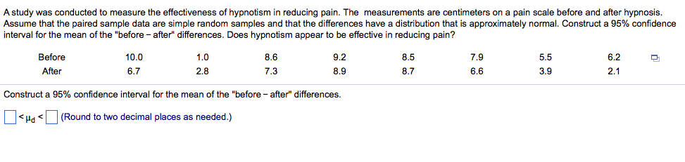 Solved A study was conducted to measure the effectiveness of | Chegg.com