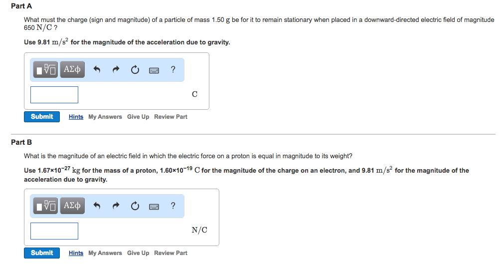 Solved What must the charge (sign and magnitude) of a