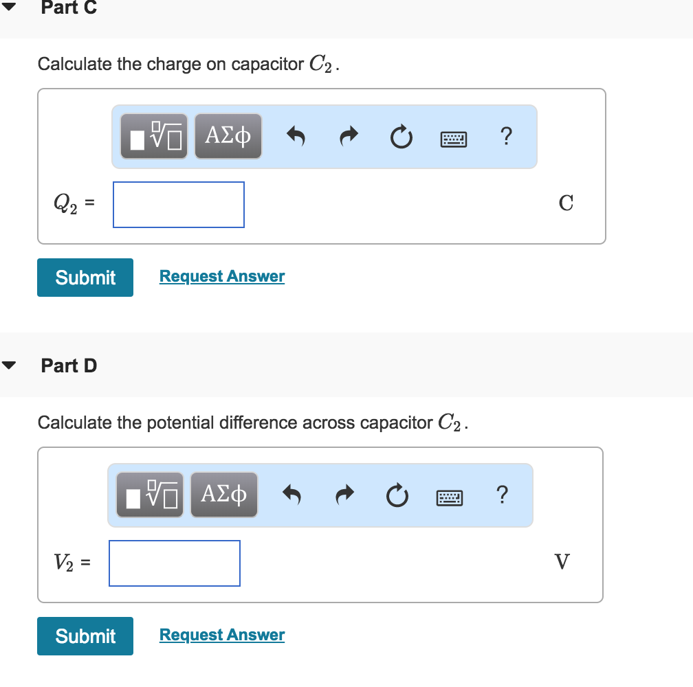 Solved In the figure (Figure 1), each capacitor has 4.70 ?F | Chegg.com