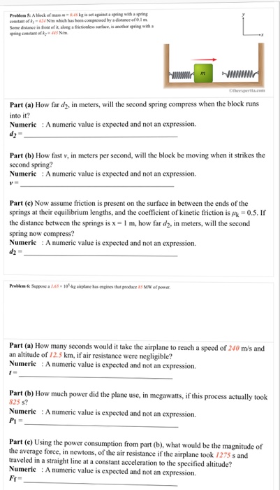 how-far-d-2-in-meters-will-the-second-spring-chegg