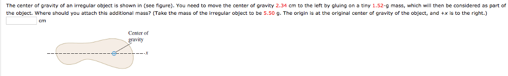 constantsthe-center-of-gravity-of-an-irregular-object-solvedlib