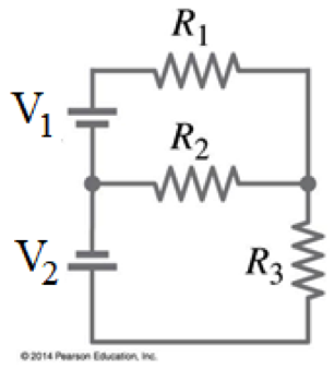 Solved Use Kirchoff’s Laws to determine the magnitudes | Chegg.com