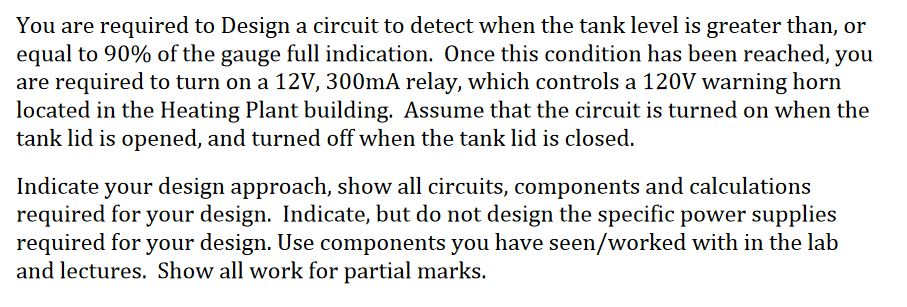 Solved 10. (35) You are required to design an alarm system | Chegg.com