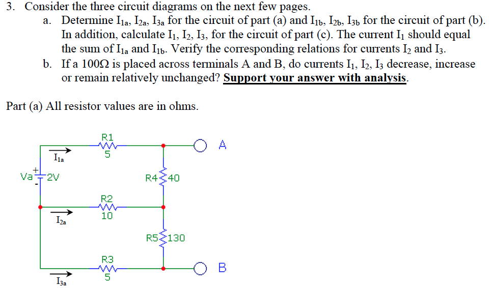 Solved Consider The Three Circuit Diagrams On The Next Few | Chegg.com