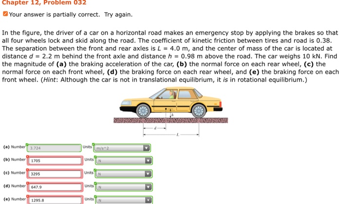 Solved: In The Figure, The Driver Of A Car On A Horizontal... | Chegg.com