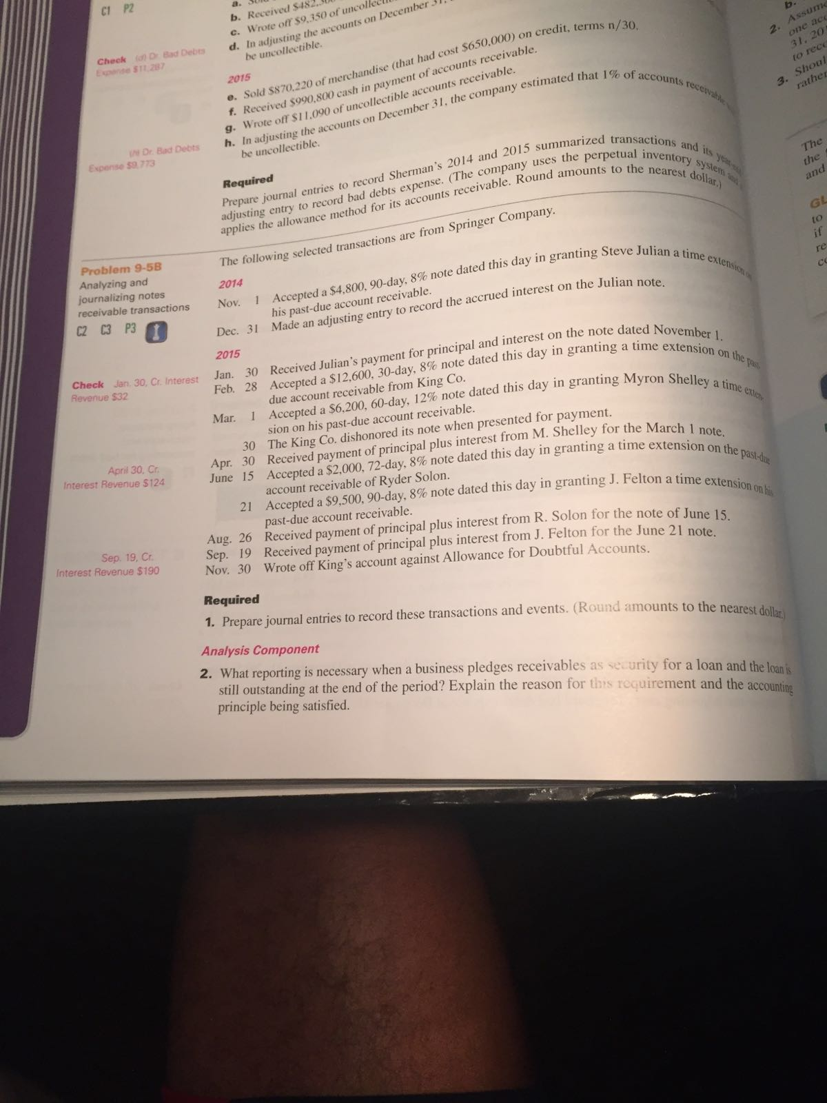 Solved I need the problem 9-5B chapter 9 - Fundamental | Chegg.com