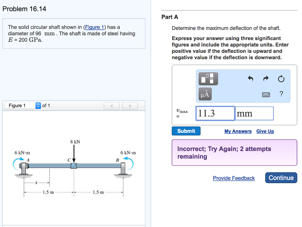 Solved The solid circular shaft shown in (Figure 1) has a | Chegg.com