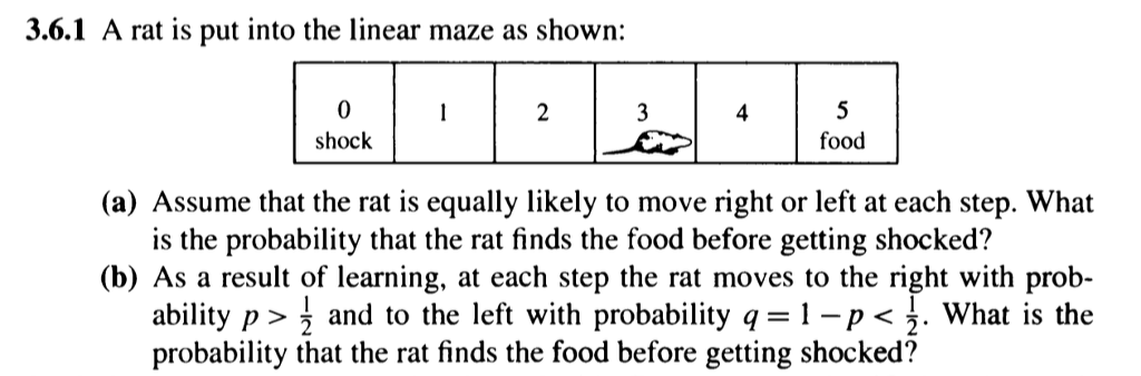 A Rat Is Put Into The Linear Maze As Shown Assume Chegg Com   PhpOs6UTH 