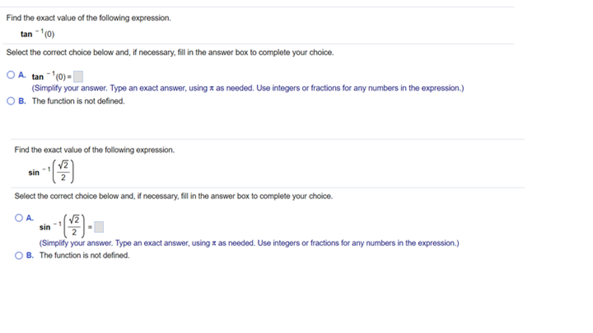 solved-find-the-exact-value-of-the-following-expression-chegg