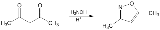 Solved Hydroxylamine reacts with 2,4-pentanedione to yield | Chegg.com