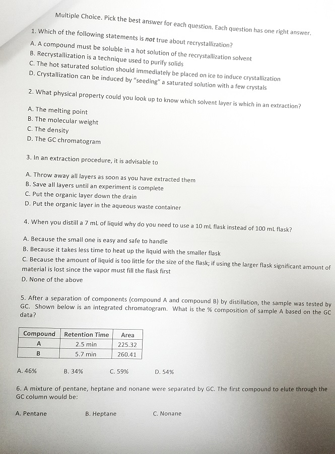 Solved Which of the following statements is not true about